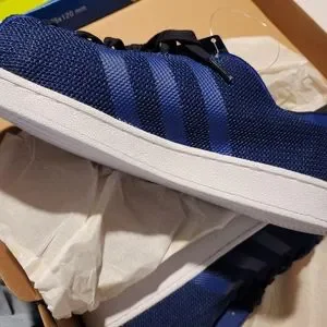 Adidas Superstar shoes men\'s blue size 13 brand new never worn with tags Superstar II https://www.shoepalace.com/products/adidas  main image 4